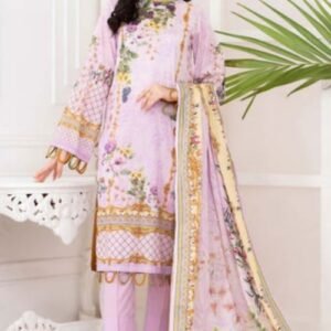 2 PC Unstitched Printed Lawn Suit TLP-12012 A