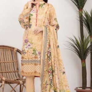 2 PC Unstitched Printed Lawn Suit TLP-12012 B