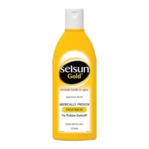 Selsun Gold Treatment Shampoo, Medically Proven Treatment for Dandruff Control, Reduces Flaking,