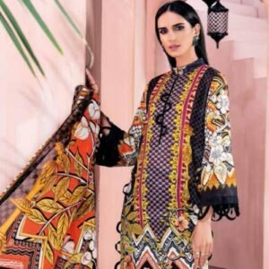 Gul Ahmed Printed Lawn Suits Unstitched 3 Piece SSM 51