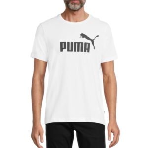 PUMA Men's Essential Logo Tee Shirt, Regular Fit